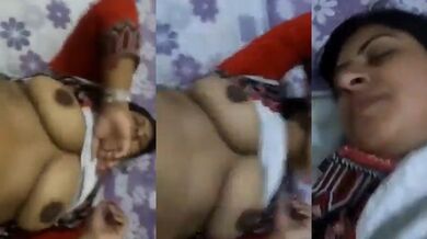 Indian big boobs aunty uncle homemade fucking MMS